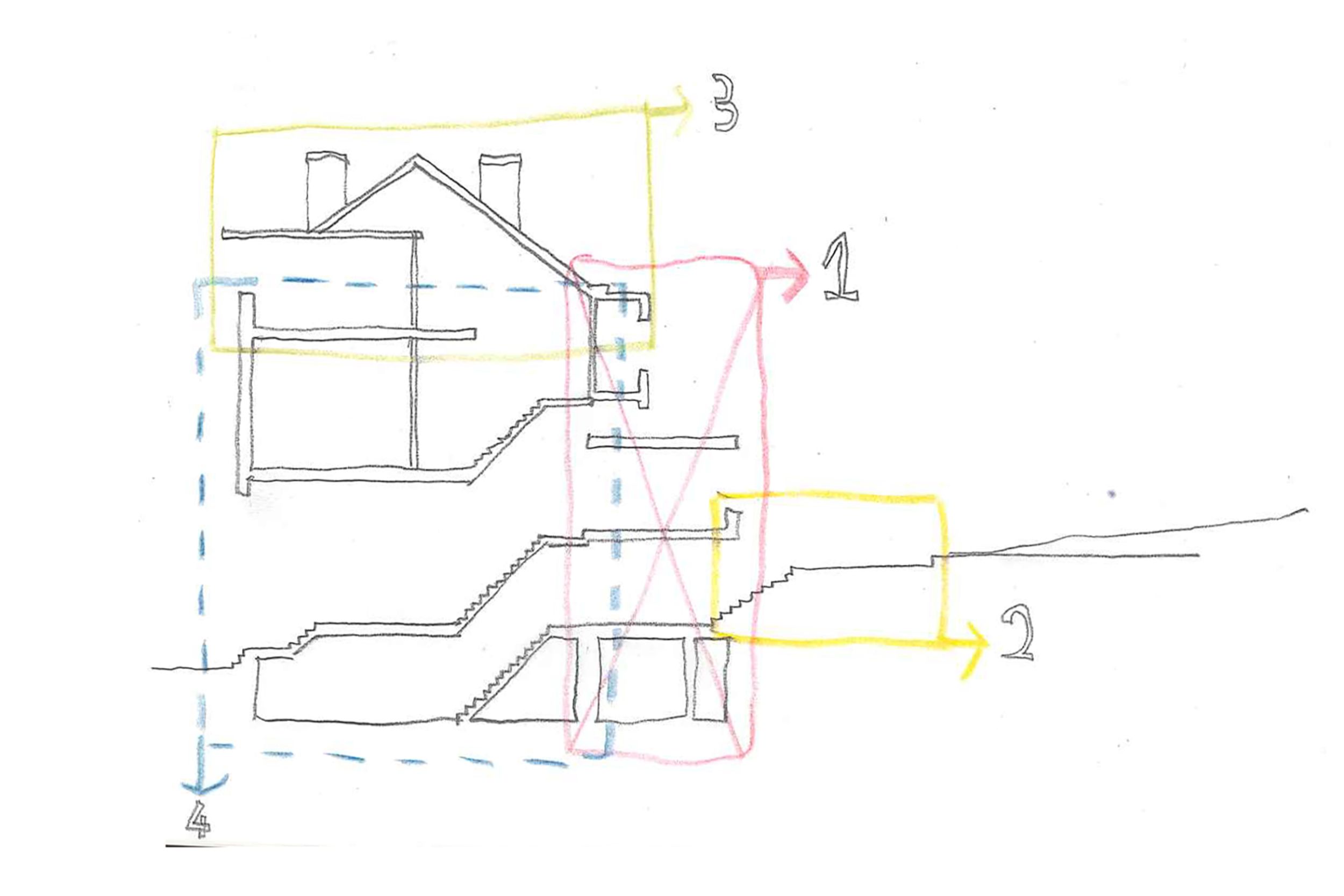 162.V+.Maison Roxane.Dessin.principe rénovation LD