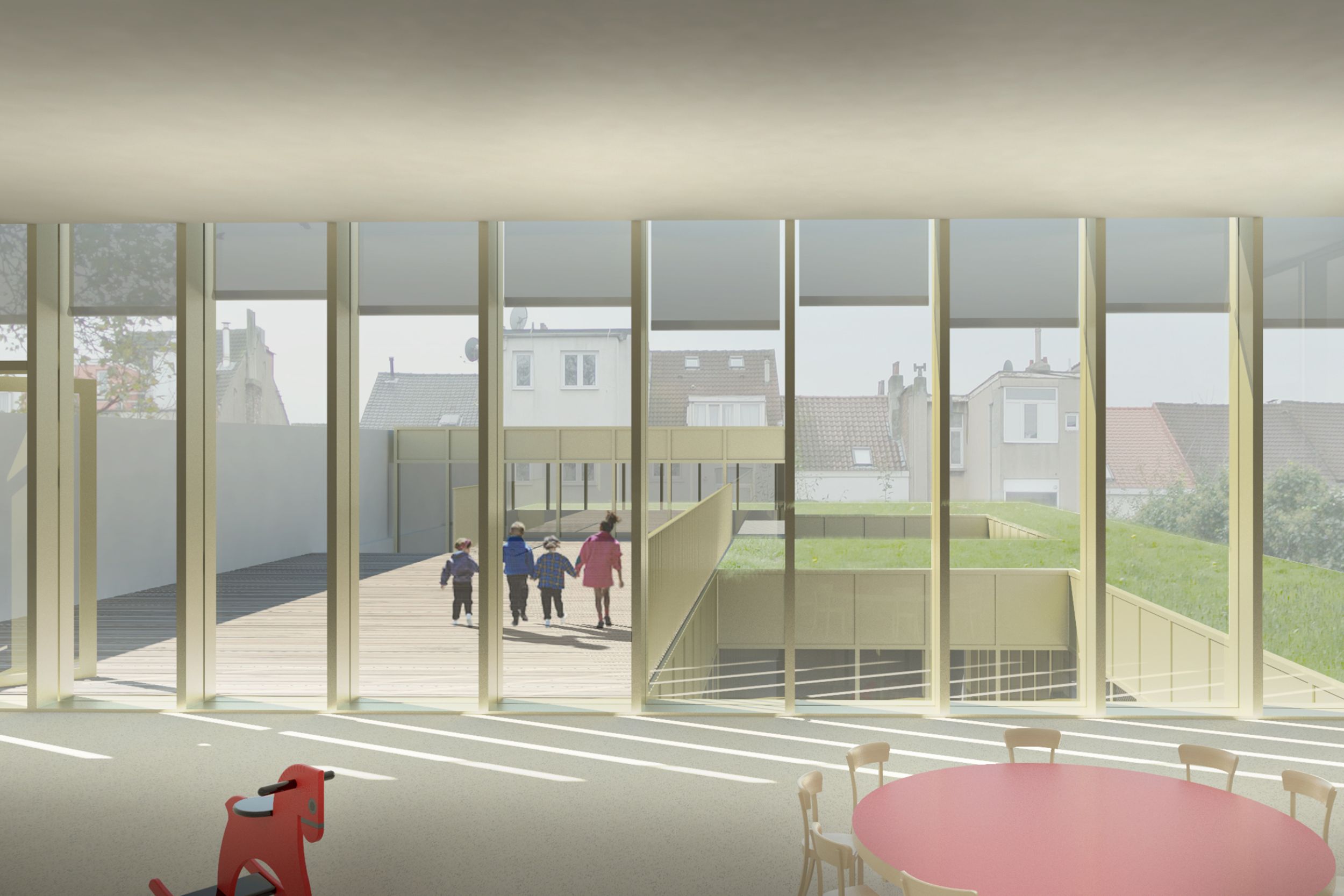 168.V+.CrecheKoekelberg.Image.grande section toiture LD