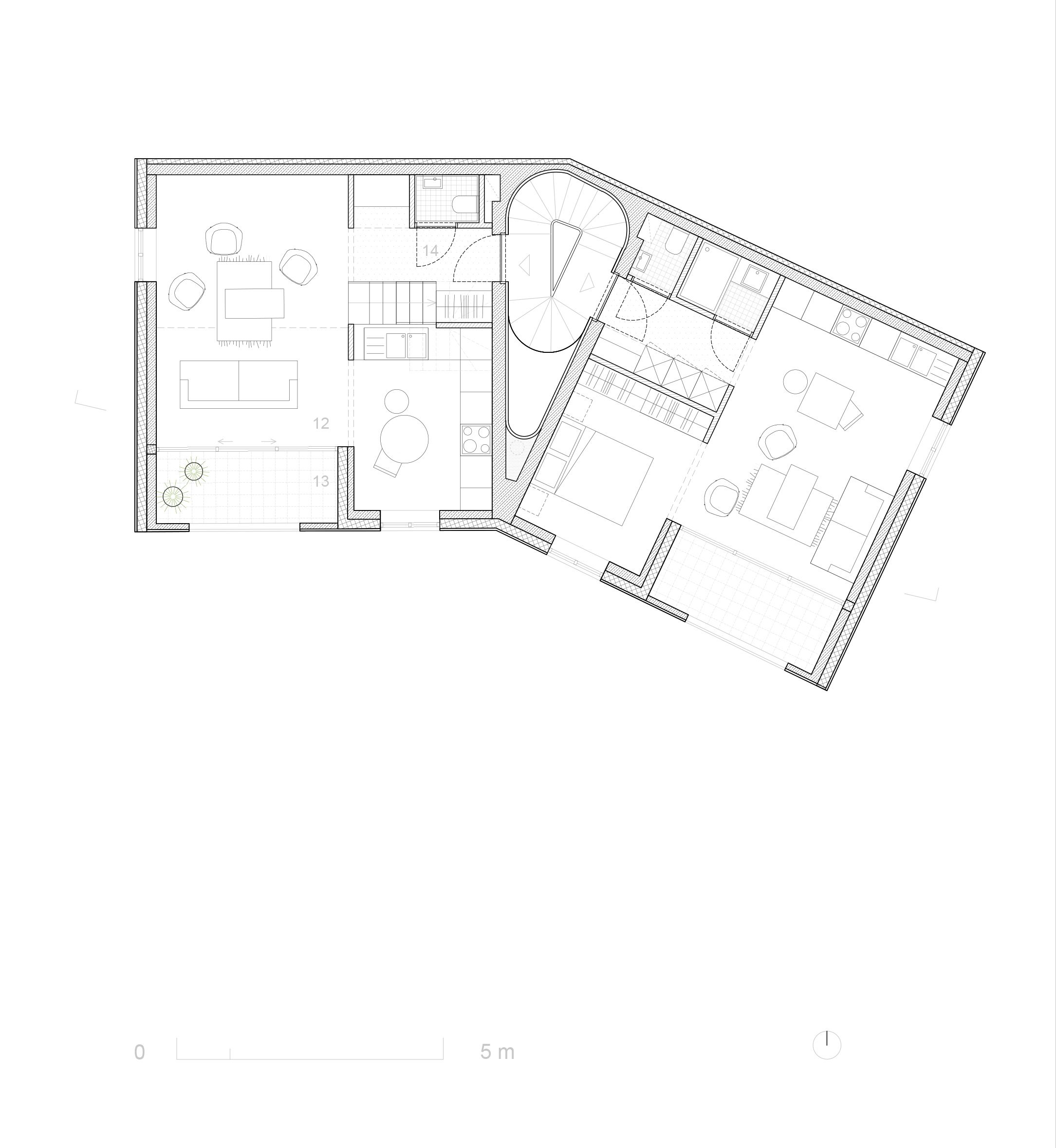 PLAN R+3 - 1.100