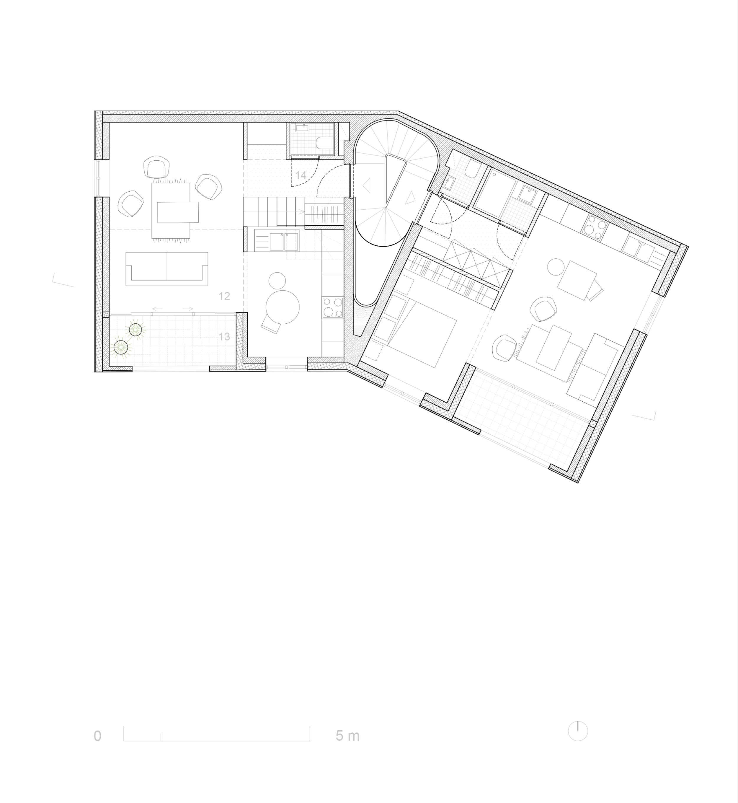 PLAN R+3 - 1.100