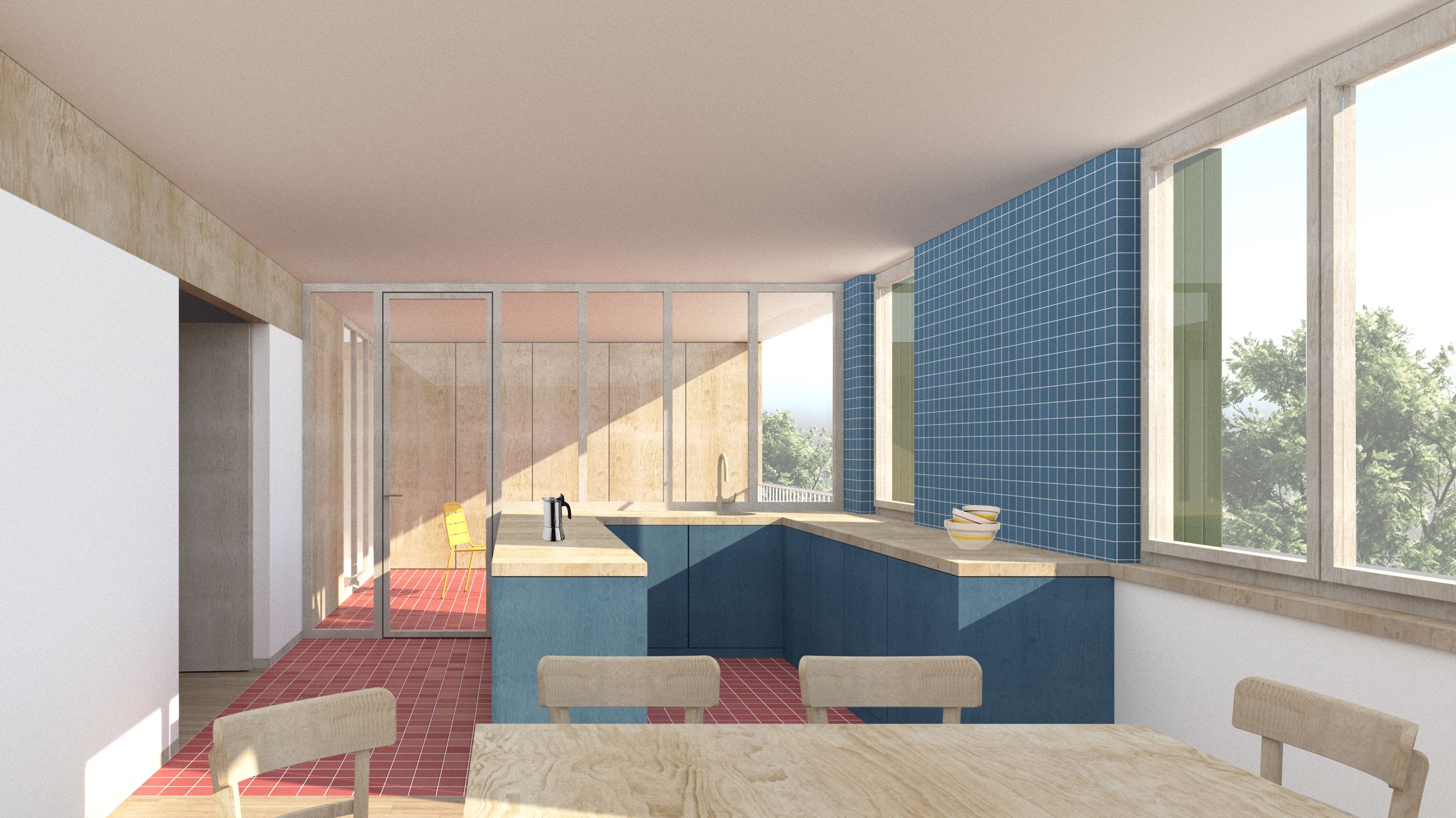 270.V+.Logement . Cuisine ouverte